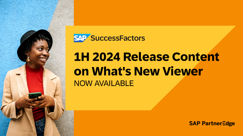 BergerBrandy's tweet photo. The SAP SuccessFactors 1H 2024 release content is now available via the What's New Viewer. #SAPPartners, review details and access additional resources to help you plan for the upcoming release: https://t.co/fqSg3h69gC https://t.co/qAjFiXJSan