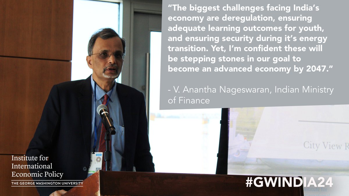 V. Anantha Nageswaran, Chief Economic Advisor to the @GovernmentIndia, reflects on the challenges he foresees for India’s economy going forward, including the need for deregulation and India’s energy transition.