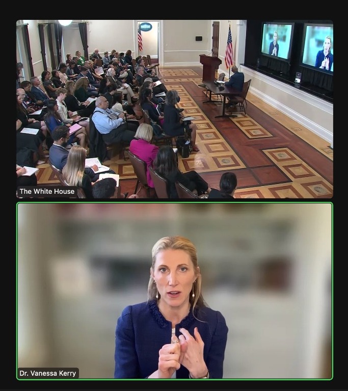 Today as @WhiteHouse marks the launch of the U.S. Global Health Security Strategy I joined @USAmbGHSD to speak about the importance of advancing global health security through health systems strengthening and investing in the health workforce. whitehouse.gov/briefing-room/…