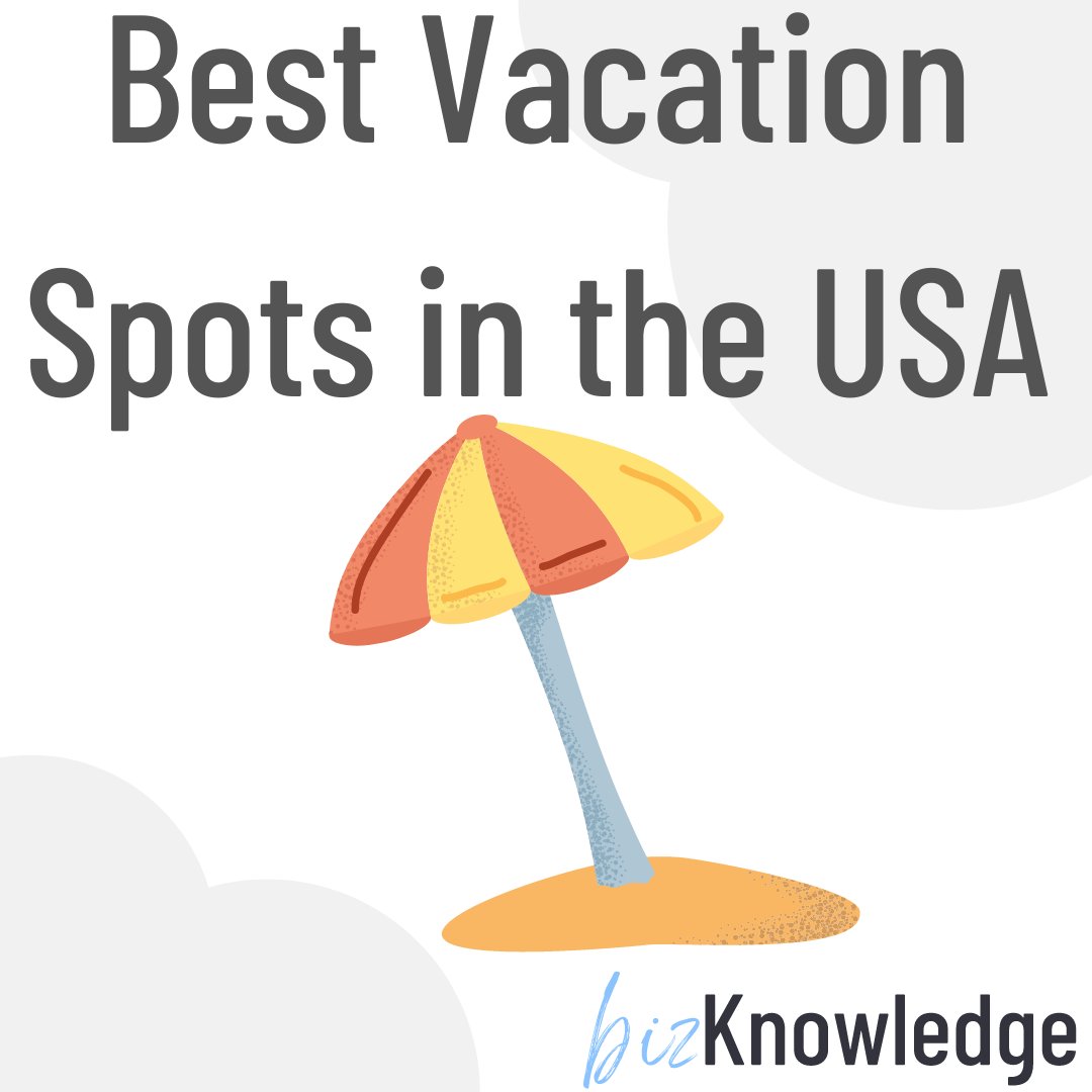 The United States boasts a lot of beautiful vacation spots that many of us don’t take advantage of! Yosemite Grand Canyon Maui Yellowstone Honolulu Lake Taho What’s your favorite vacation spot? bizknowledge.com #paidsurveys #datainsights #workfromhome #bizknowledge