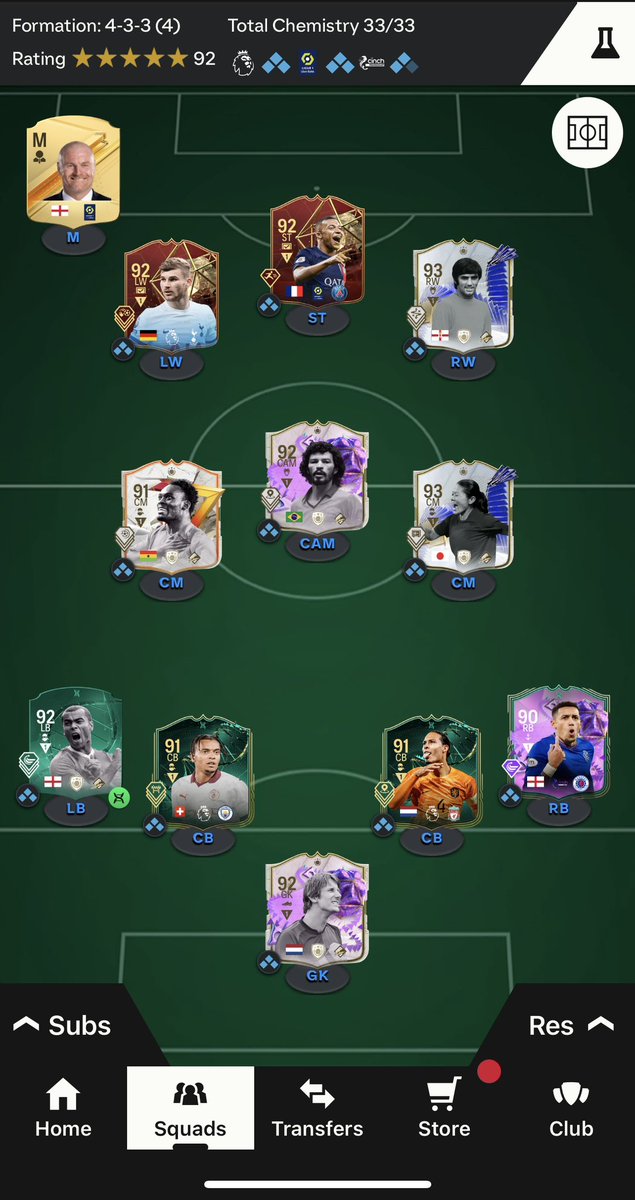 RMainprice's tweet photo. @FIFA22_INFO Since I got her she has not left my squad. https://t.co/JUyqJwrZvc