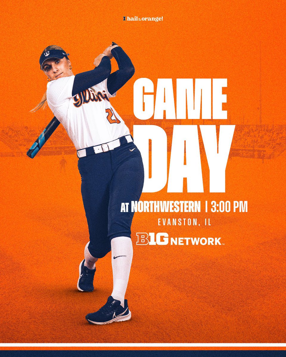 CoachDeOliveira's tweet photo. Tune into the @BigTenNetwork today at 4pm ET / 3pm CT for a good @B1Gsoftball in-state battle between two quality programs … Looking forward to commentating on @NUSBcats &amp; @IlliniSB! #GrowTheGame #DreamB1G https://t.co/Eryf3JfNNC