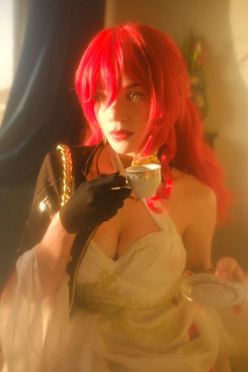 Could we have tea together?💫

#HonkaiStaiRail #Himeko