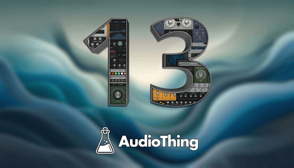 audiothing's tweet image. Anniversary Sale 🥳 Celebrate 13 years with us!
35% OFF desktop and iOS plugins!