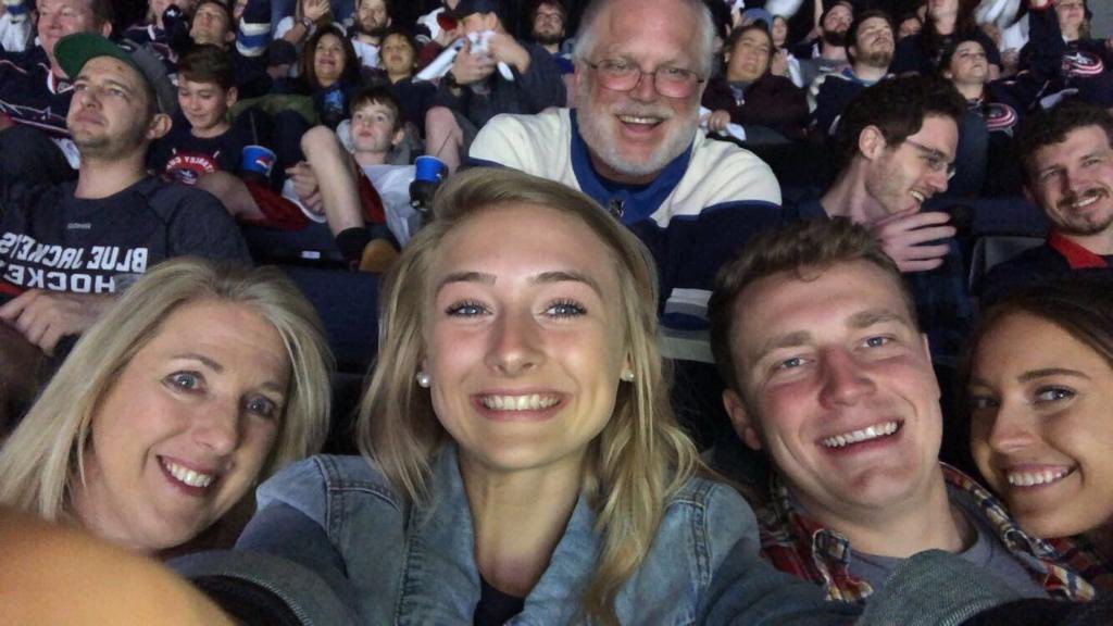 Our view from the game
#cbj