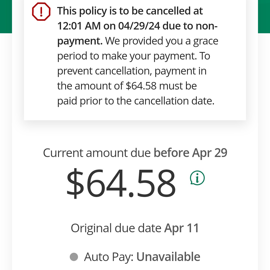 @bfitzinAR $0/$40 For food/water/cat food shoot term, it'll be easier and save gas If I pick up food while I move, rather than a day or two later. $0/65 for car insurance, I have to pay it before the 29th. My PayPal/Venmo/CA$ are all nullthegreat