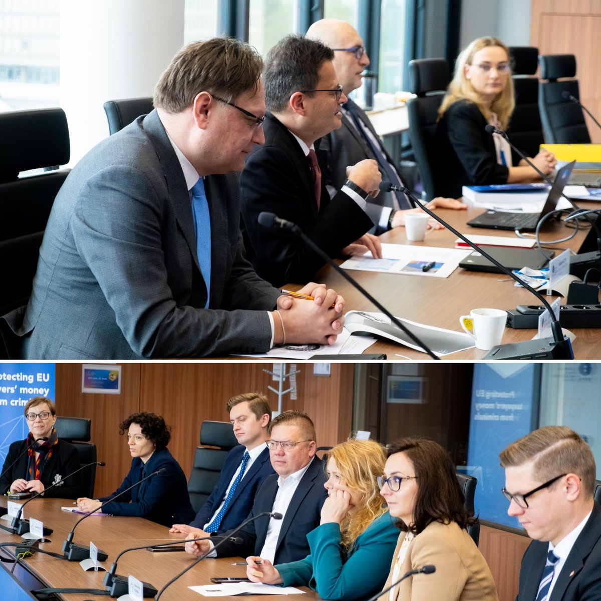 Visiting our HQ in Luxembourg today: the Polish Parliament's Justice and Human Rights Committee delegation 🇵🇱 with a focus on the key aspects of implementing the EPPO in a new participating Member State.