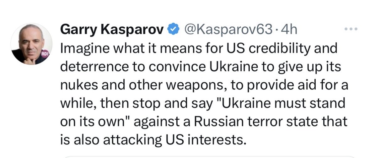 This issue has been particularly vexing to me since Russia’s war against Ukraine began. The U.S. convinced Ukraine years ago to give up its nukes, with assurances that they wouldn’t need them. At no time did we say, “Unless, of course, Republicans control Congress.”