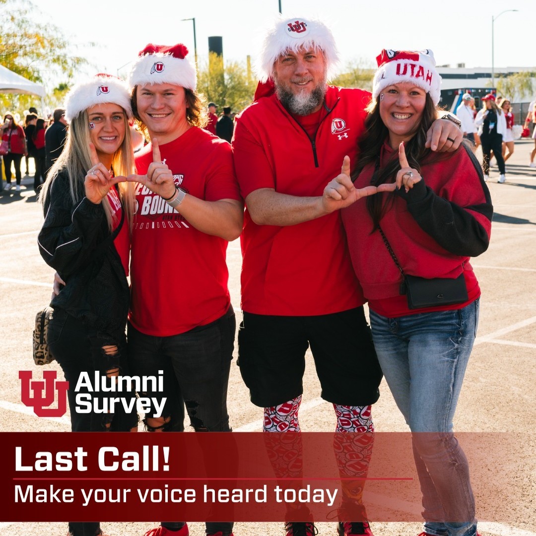 This is your last call to share your input with us! 🚨 Our U Alumni Survey is closing this Friday, April 19. 🎁 Don't forget to enter to win one of several awesome prizes at the end of the survey. 🔗 Follow the link below to complete the survey today! ow.ly/8kRf50Rhh3S