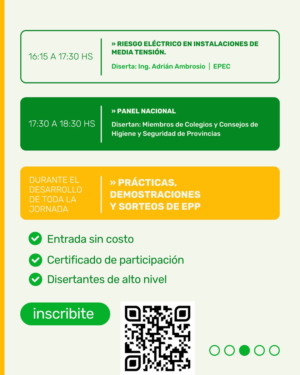 cophisec's tweet photo. 📌Cronograma de disertaciones:

#higieneyseguridad #cordoba https://t.co/4mjioNkFyq