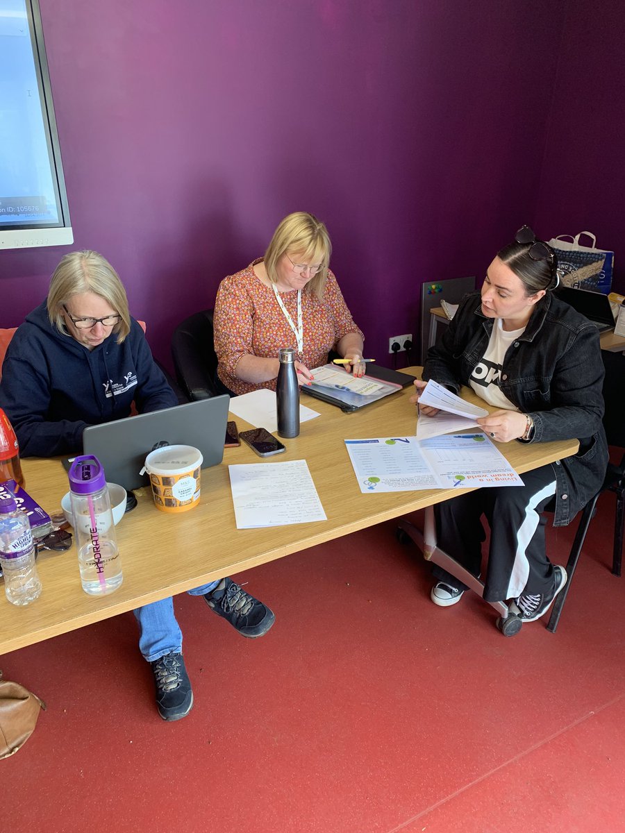 scotfinschools's tweet photo. What a great team day for our SFS team! In amongst working together to update our #financialwellbeing resources making them even more amazing for schools, we found the time to make Play Doh babies during our mystery activity! #teambuilding #workcanbefun https://t.co/VTVqIGwsSt