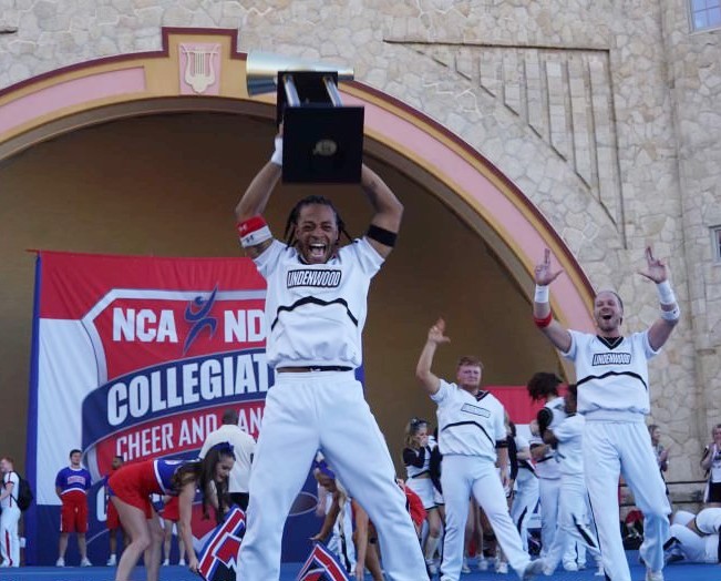 Phil Hill, EPCHS Class of 2017, recently won the D2 Large Coed NCA National Cheerleading Championship with Lindenwood University! This is Hill's 4th title with Lindenwood University: '22, '23 and '24 D2 Large Coed and '21 D2 Small Coed.