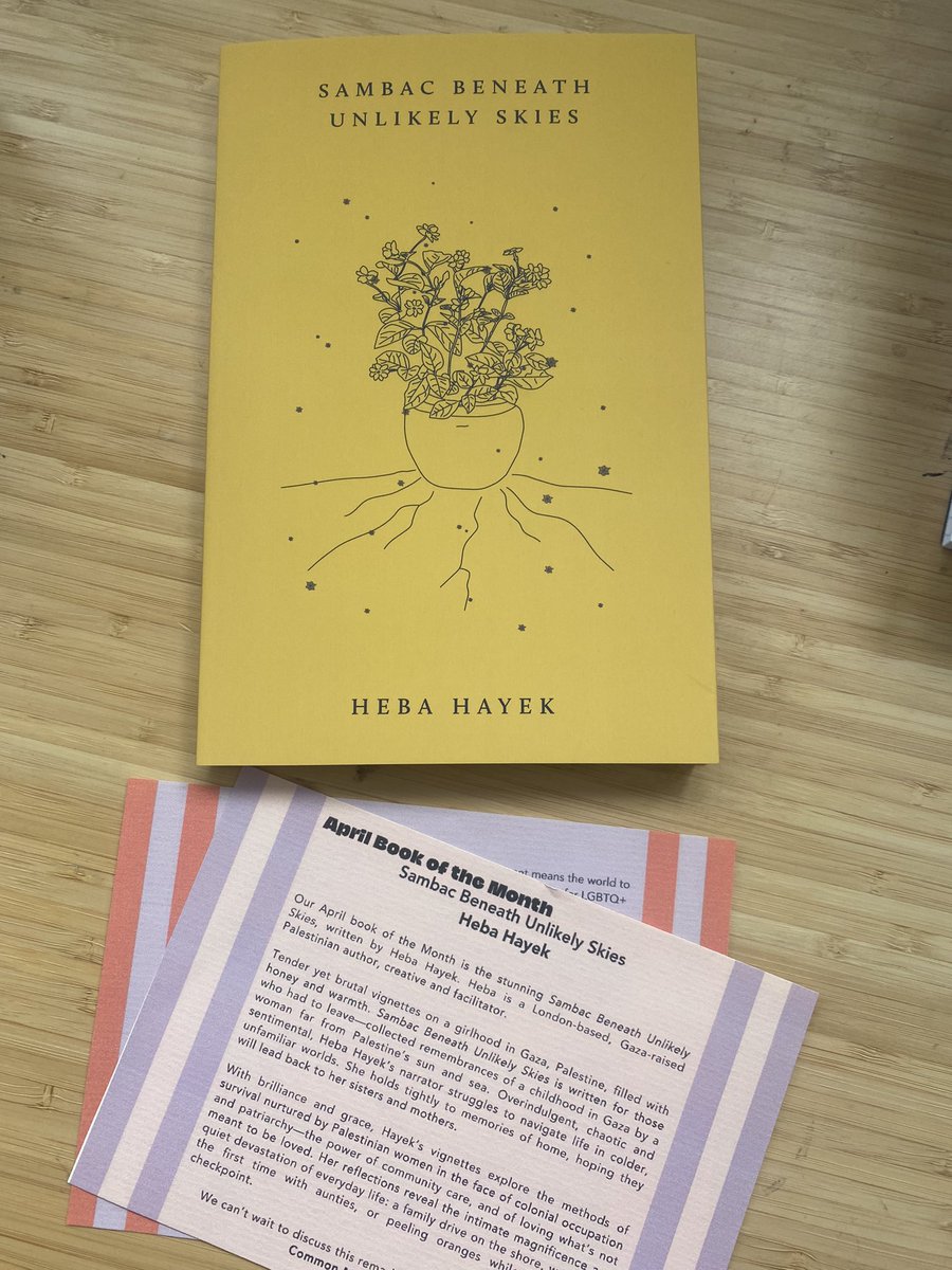 My first subscription box from @TheCommonPress has absolutely made my day 🥰 Props to you for the book selection too!