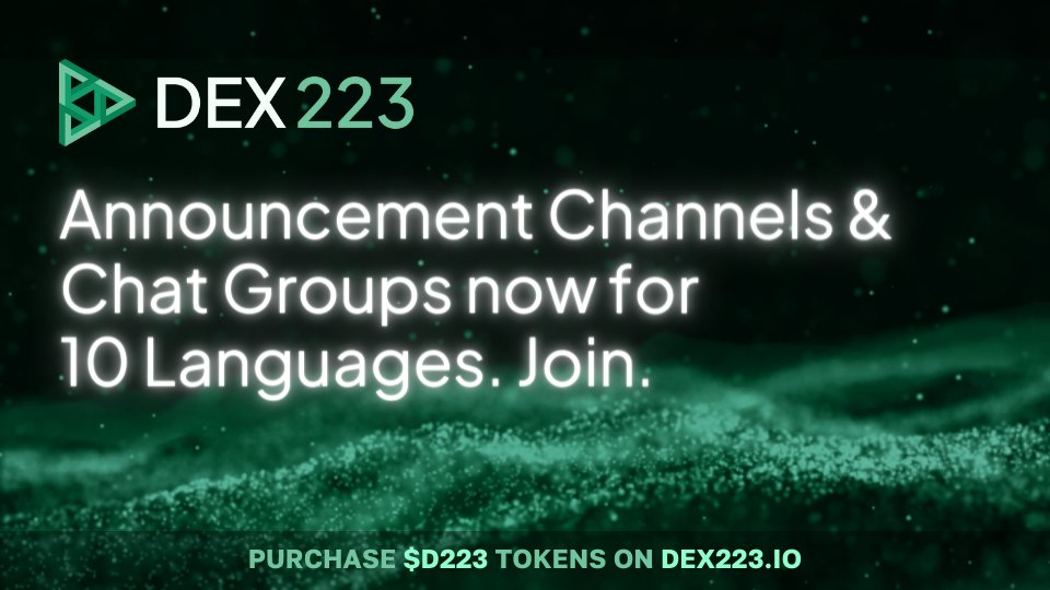 Dex_223's tweet image. Decentralization also means embracing diversity - people from various countries and languages. 🌎🌍🌏🌐

Now, we take the initial step towards building global supportive #Dex223 communities to foster growth and provide support.

Join or comment to suggest languages you would like