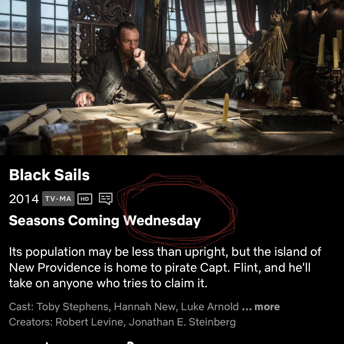 LaurenSarner's tweet photo. Tomorrow on Netflix 🏴‍☠️☠️ https://t.co/52KUZRefnf
