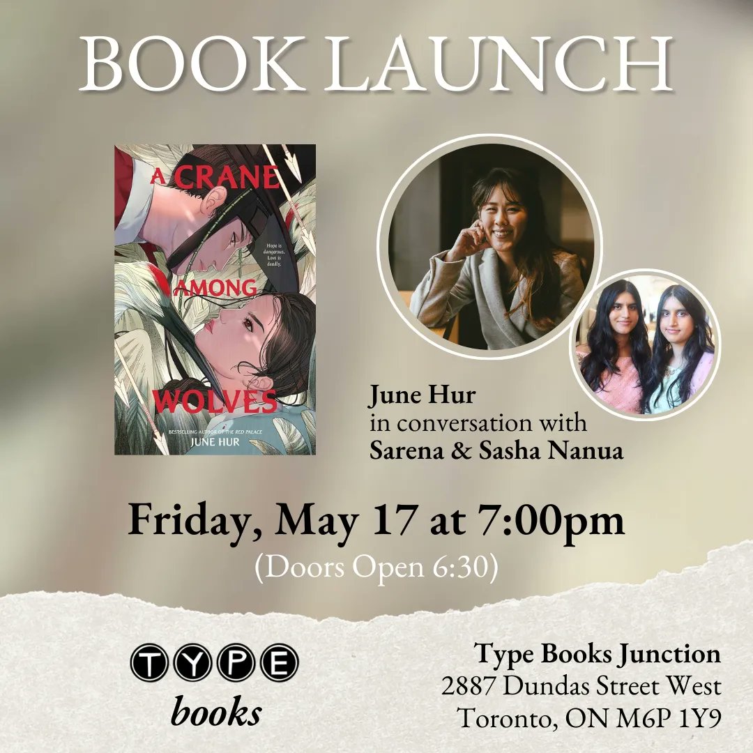we are SO thrilled to be in conversation with @WriterJuneHur for her book launch on May 17!!! 🐺

RSVP: junehur.eventbrite.com