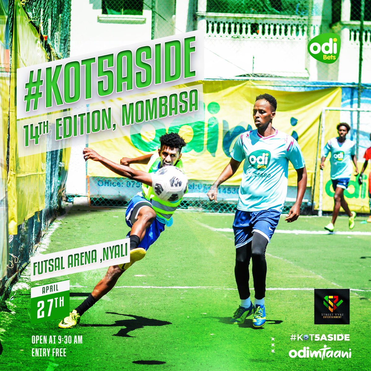 #KOT5Aside Mombasa Edition 👌🏿