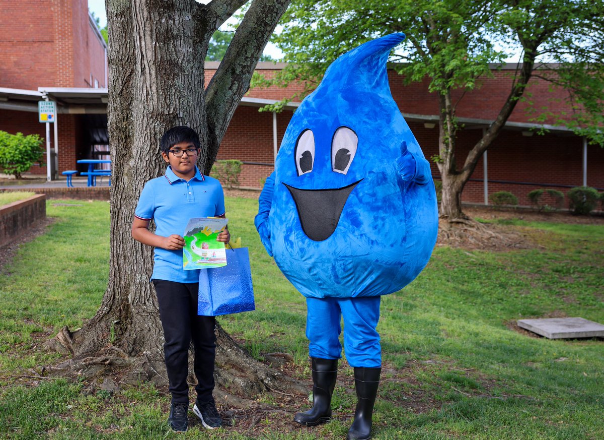 Congratulations to winners of the City of Concord Government  2024 Stormwater Art Contest! Vibhum Nelapati and Sohan Nelapati both students at Coltrane-Webb used their abilities to design art that depicts the importance of keeping our water sources clean! 🌱💧
