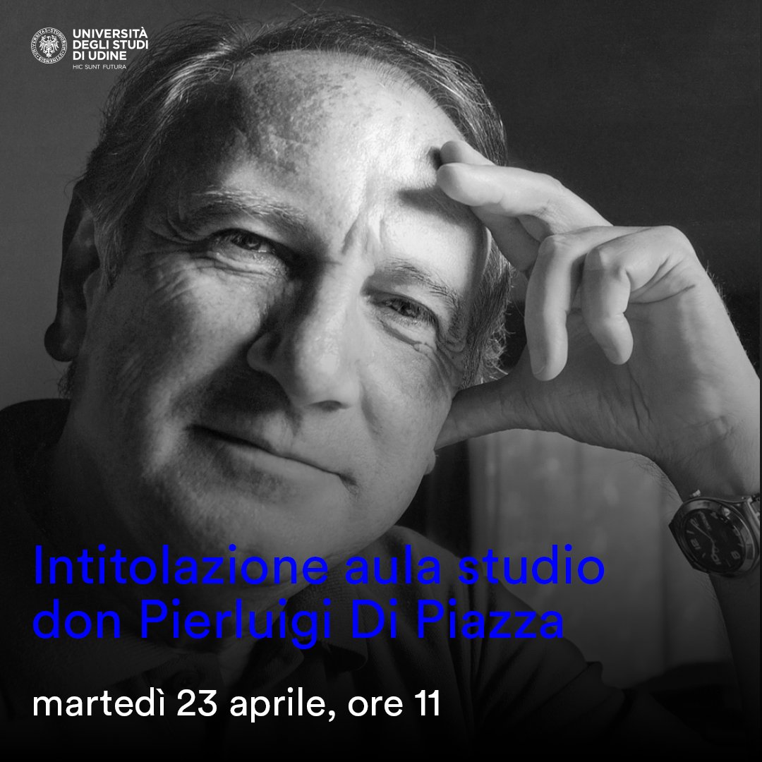 🔵 Un'aula studio della Biblioteca scientifica in onore di don #DiPiazza

La cerimonia vedrà un intervento registrato di don Luigi Ciotti e un dialogo tra <a href="/paolomosanghini/">Paolo Mosanghini</a> del <a href="/messveneto/">messaggeroveneto</a> e il filosofo Massimo Cacciari.

📆 Martedì 23 aprile
📍 Biblioteca scientifica dei Rizzi