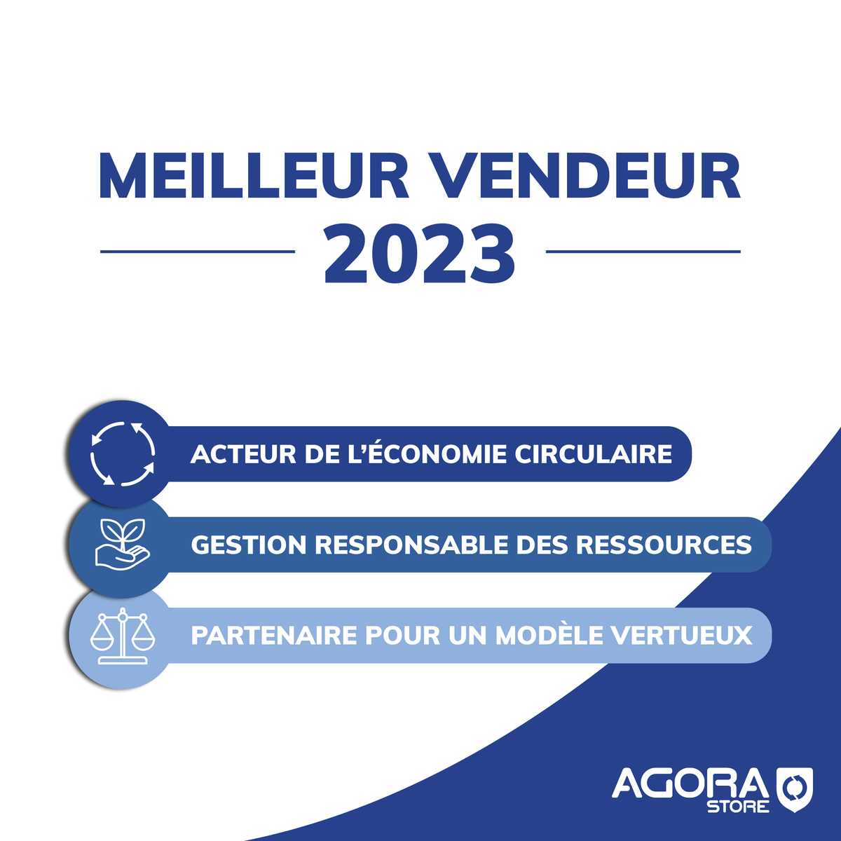 Agorastore's tweet photo. 🎉 Célébrons les acteurs de l'économie circulaire 🎉

Nous sommes enthousiastes à l'idée de mettre en avant les entités publiques qui ont brillé par leur engagement en faveur du réemploi en 2023♻️

🥇 Un grand bravo aux 306 collectivités récompensées cette année.

#collectivités https://t.co/ynbHdWRgyt