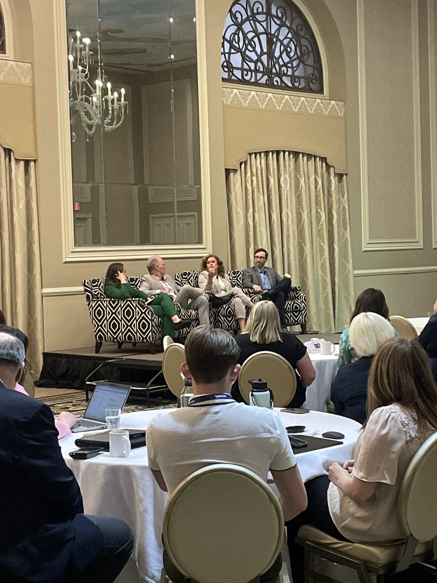 Dan Felton, Kate Kulesher, @dedmo, and Meredith Beeson discuss best and worst practices when working with trade associations, such as @TechNetUpdate. Thanks @SGACNews for organizing this panel at #NSSGAC #sgacnews @AMERIPEN @Sandoz_Global