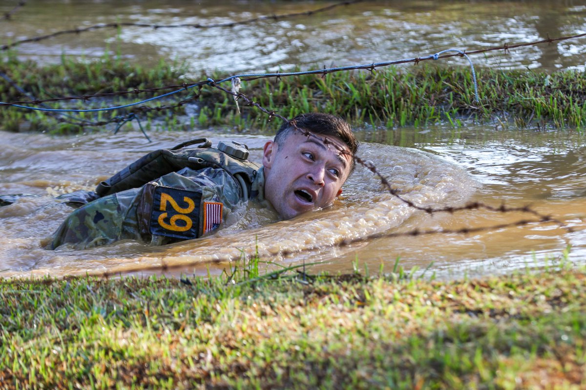 Please help us congratulate Lt. Blackie and Staff Sgt. Maldonado of the #OldGuard's Team 29 for having competed and given it their all in the 2024 Best Ranger Competition! We'll see you on the podium next year. 🏆 #BRC2024 @MCoEFortMoore (@usarmy📸by Spc. Christopher Grey)