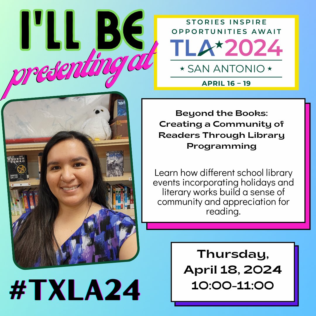 On my way to #TXLA24. I'll be presenting on Thursday. See you there.  #SISDLibraries