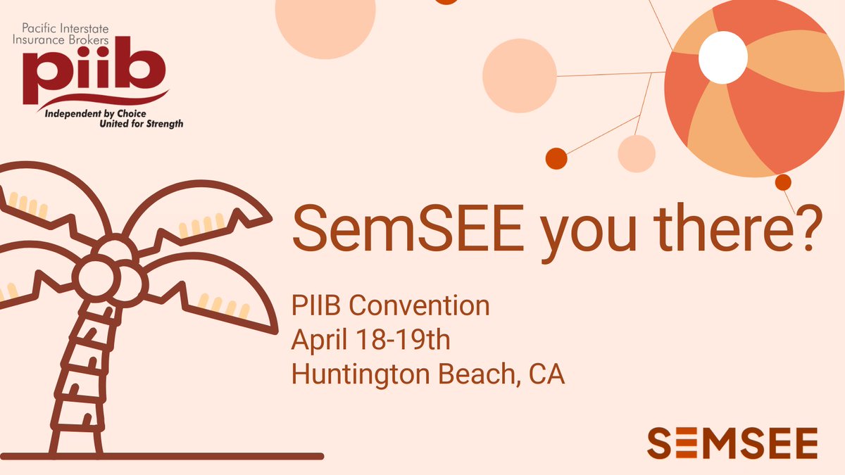 🌟 Exciting news! We're unveiling our new spring look and platform enhancements at the PIIB Conference! 🚀 Come see what we've got in store for you at Booth #52 in sunny Huntington Beach, CA, on April 18-19th.  #PIIBConference #InnovationInInsurance #insuretech