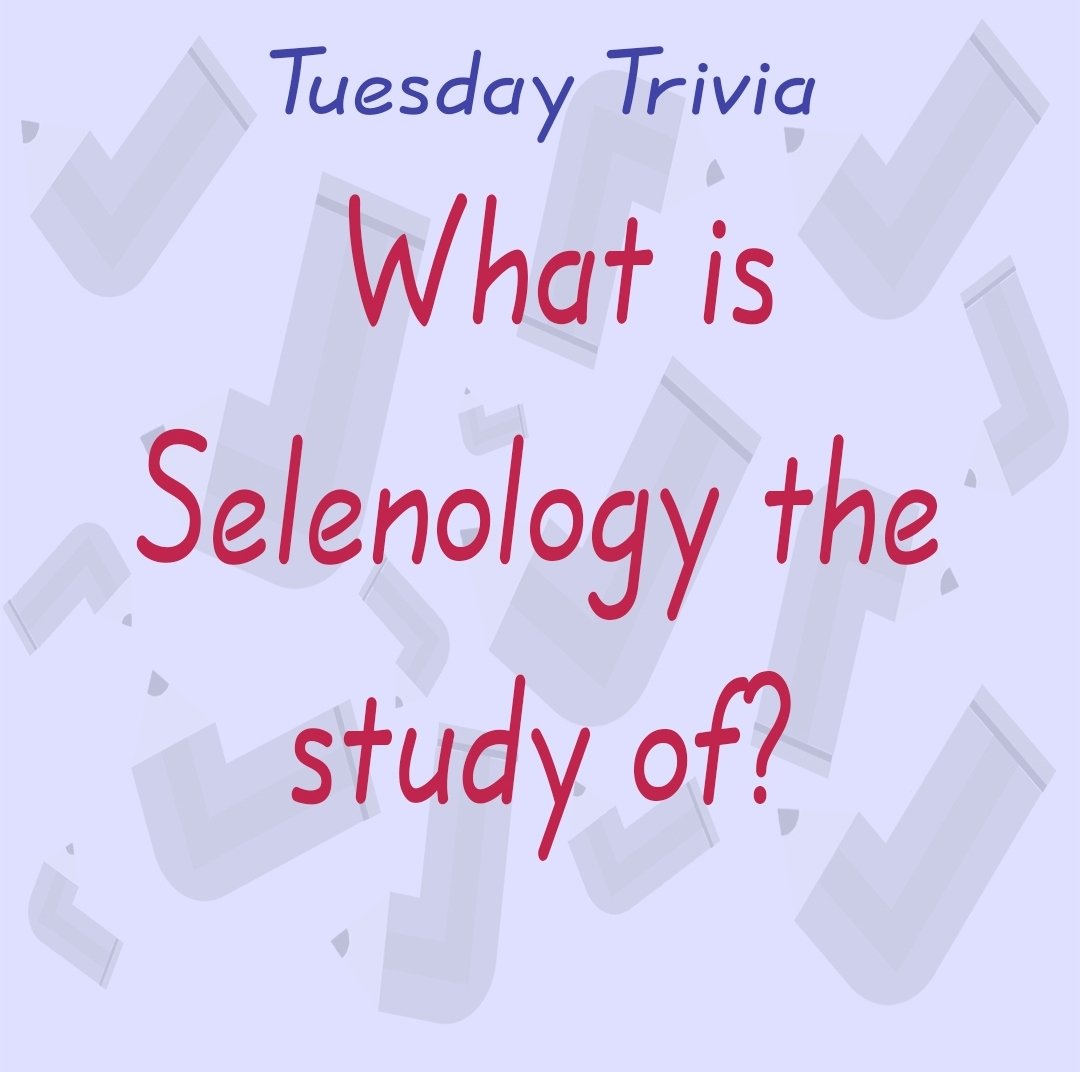So many different things we can study, but why do they all have such fancy names? Maybe this is one that you know though!

Monday Music answer: It Wasn't Me by Shaggy

#toponequiz 
#dailytrivia 
#QuizTime