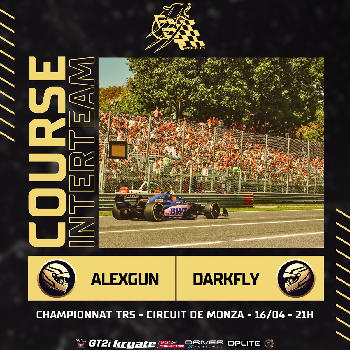 TeamFcT_F1's tweet photo. L'interteam @TRSOfficiel à l'heure italienne !🇮🇹

Dernière course compliquée à Vegas, où seul @FcT_Alexgun a marqué des points (P5) !

Ce soir à Monza🤌, nos pilotes @FcT_Alexgun &amp; @leny_mallet ont pour mission d'arriver tous les 2 dans le TOP 10 ! 🎯

21h https://t.co/gnmHRwVS9l https://t.co/ztDeq0iPqQ