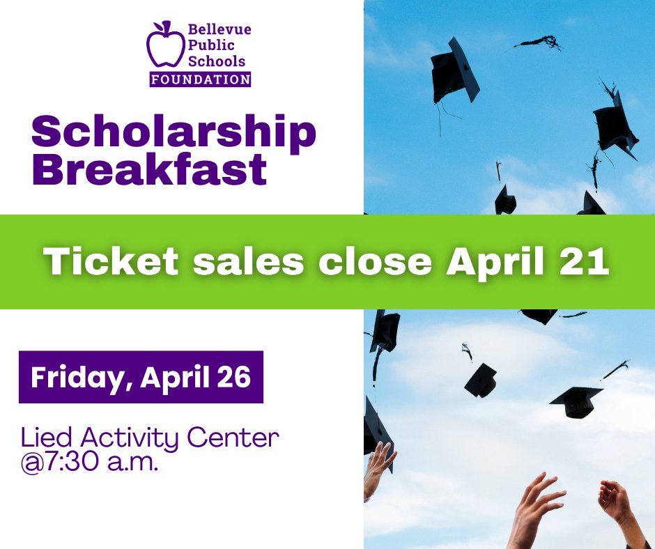 Ticket sales for the 2024 Scholarship Breakfast close on Sunday, April 21. Purchase your tickets today! fundraise.givesmart.com/e/J4tE-A?vid=1…