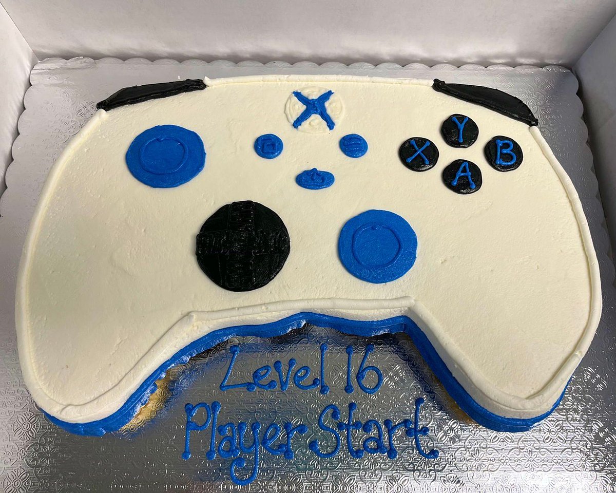 Level up your #birthday celebrations with our deliciously sweet #gaming cake! 🎂🎮

Call us today:
CROSSKEYS (856)629-3232
WEDGWOOD (856)218-2400 
.
.
.
.
#GamingCake #SweetVictory #Bakery #LisciosBakery #ItalianBakery #HappyBirthday