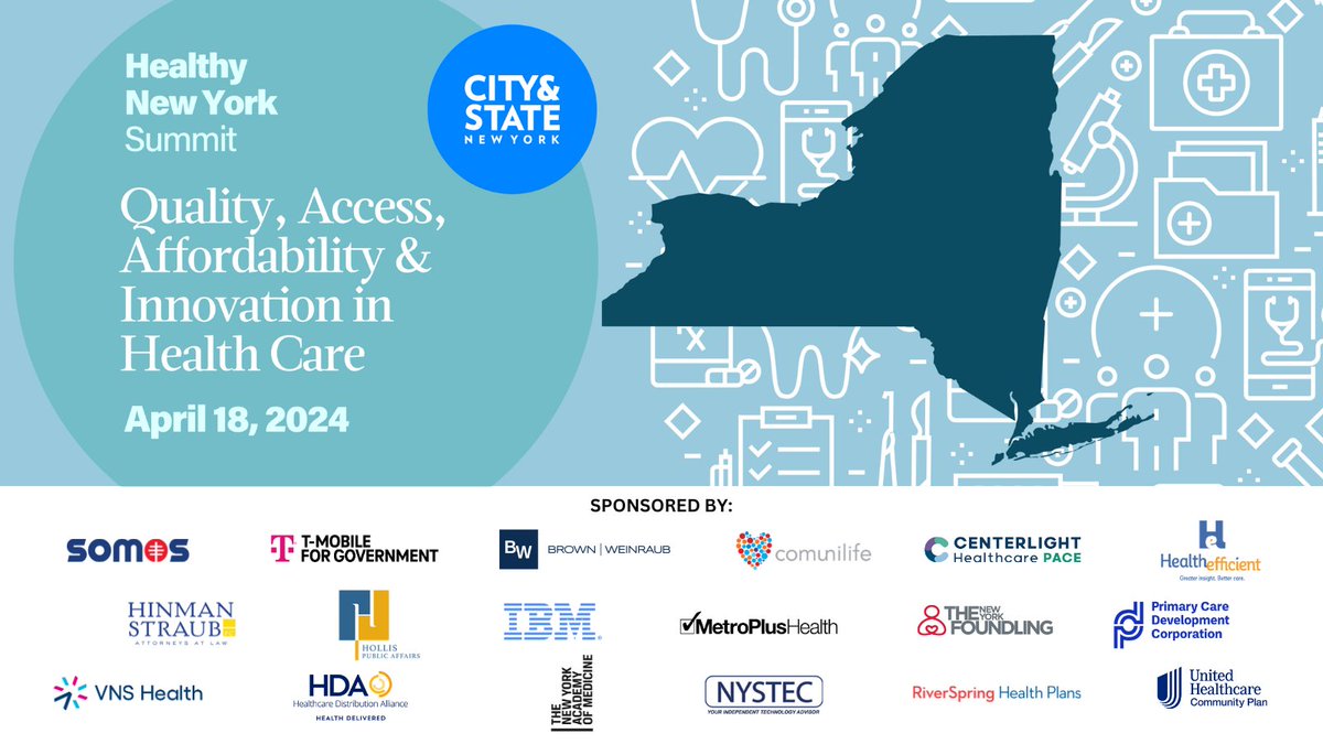 Join us at the #HealthyNYSummit this Thursday, April 18th at the Museum of Jewish Heritage! Check out this year’s agenda & register here: bit.ly/3Up5tmO