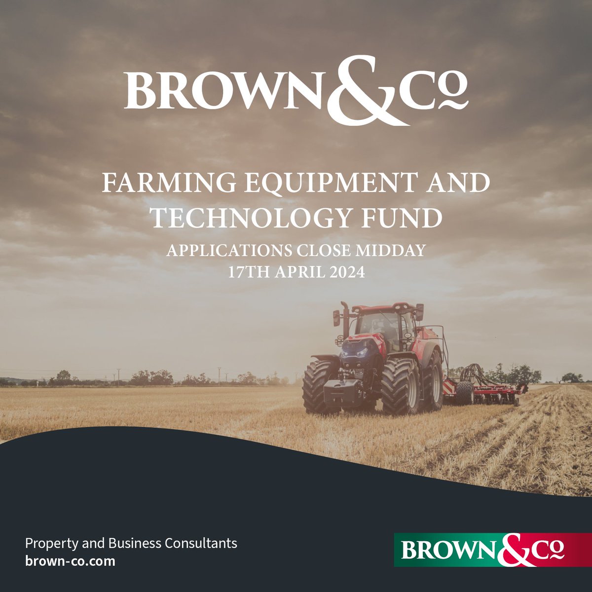 There is less than 24 hours before the deadline for the Farming Equipment and Technology Fund. Productivity and slurry item applications close at midday on 17th April 2024. Contact your local office for assistance: bit.ly/44IDVv4