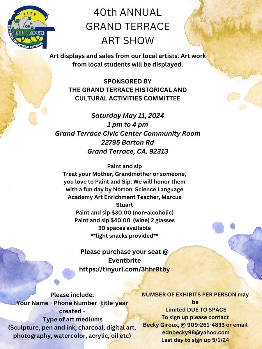 Grand Terrace, CA (@cityofgt) on Twitter photo 