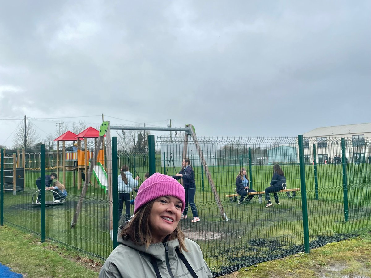 We are very grateful to Councillor Clare Colleran Molloy from Ennis Municipal Council for organising funding of €2500 for our ball wall &amp; astro, running track and playground. Many thanks!