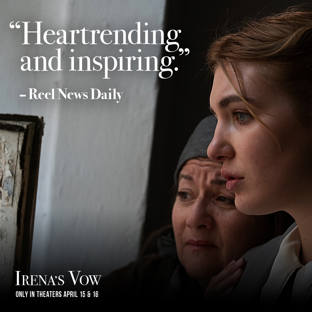 A story that must be seen to be believed. IRENA'S VOW is now playing, only in theaters. Discover the film that everyone is talking about during the last day of its theatrical event. Tickets: fathomevents.com/events/irenas-…