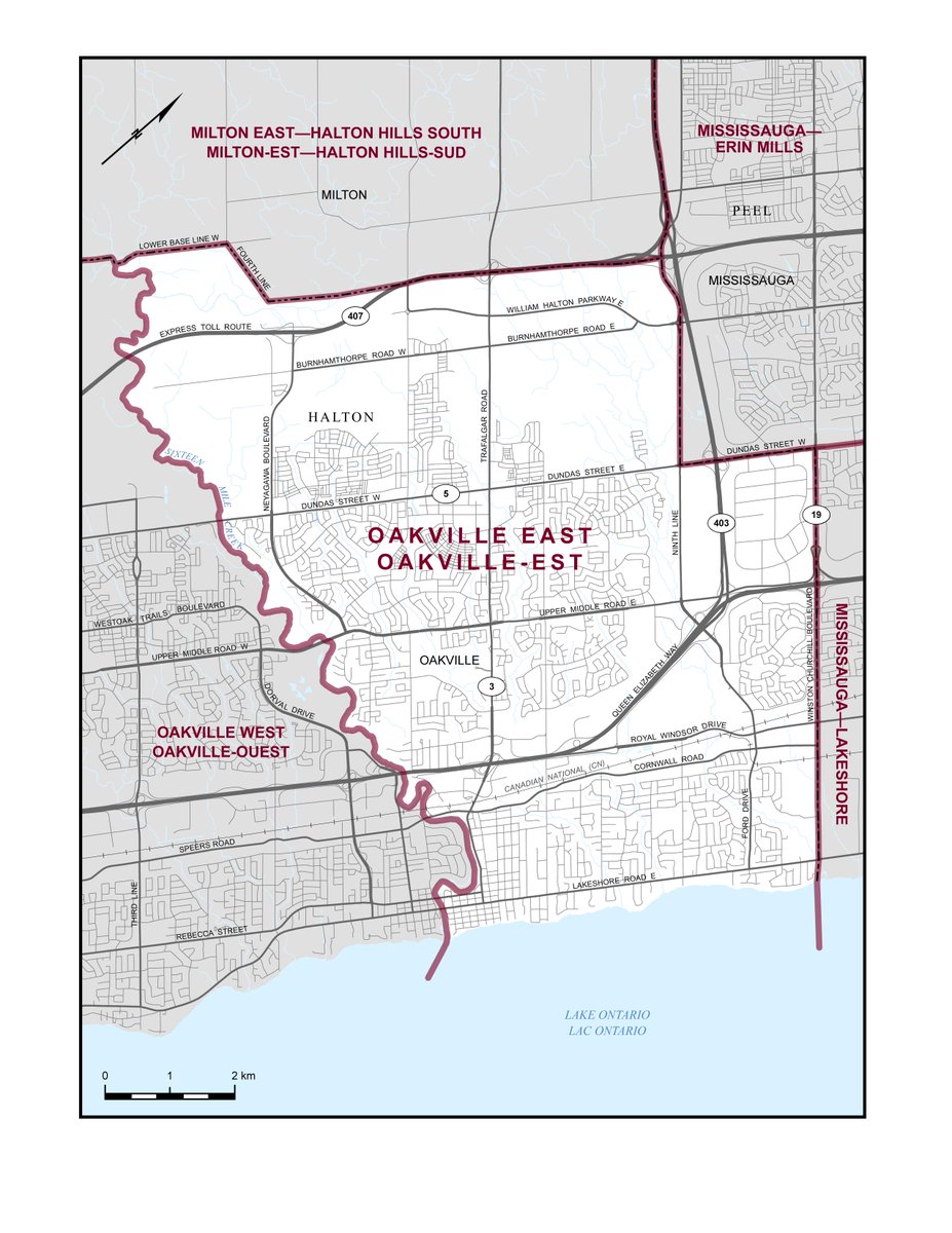 #OakvilleEast, as of April 23rd, 2024 - this is our new Federal riding. #AxeTheTax #BuildTheHomes #FixTheBudget #StopTheCrime RonChhinzer.ca