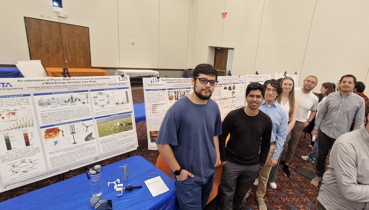 BNL undergraduate and M.S. students are presenting an excellent lineup of posters at <a href="/mavengineering/">UTA Engineering</a> <a href="/uta_mae/">UTA Mechanical and Aerospace Engineering</a> Innovation Day! I’m very grateful to all my students for their hard work!