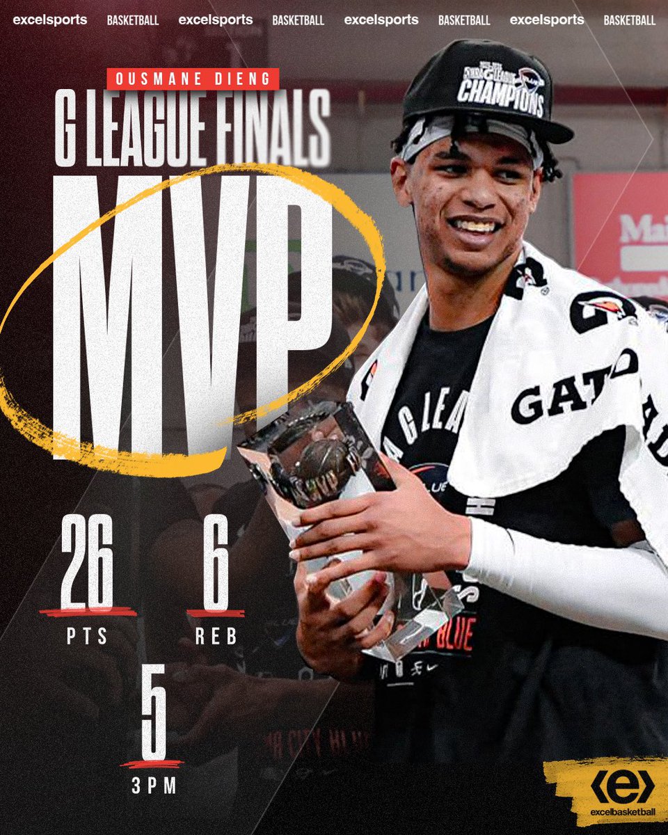Making waves in the G League 👏 Congratulations @ousmane11_ on being named the 2023-2024 NBA G League Finals MVP! #exceling