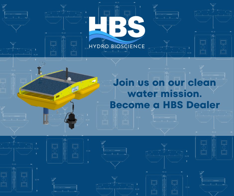 We’re looking for water management professionals to join our growing network, become a dealer with HBS!
hydro-bioscience.com/contact-us/bec…

#algaemanagement #waterqualitymonitoring #WaterManagement #algae