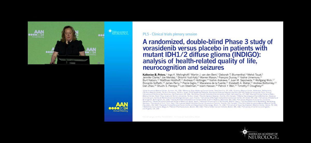 Go @KatyPetersMDPhD!!! Big day for Neuro-Oncology at #AANAM