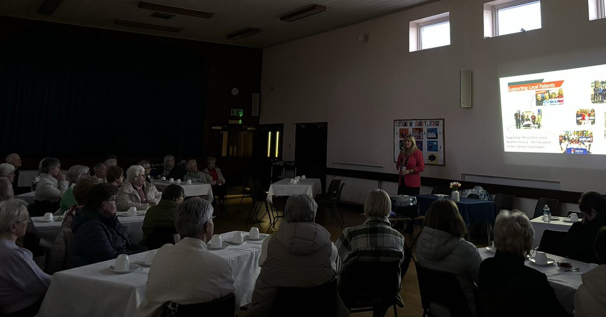 Lovely to spend last night as guest of Tartaraghan & Diamond Mothers Union! 👏for the warm welcome & generous support for @kidneycareuk #OnTheRoad 🚗 #KeepingItRenal by sharing experiences & touching lives! 🧡