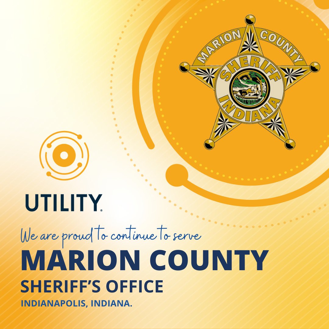 Our client @MCSO_IN has decided to renew their 5 year contract with Utility! We are excited to upgrade their technology and take their safety initiatives to the next level. We look forward to sharing deployment updates with you all soon! #Sheriff #marioncounty #indiana