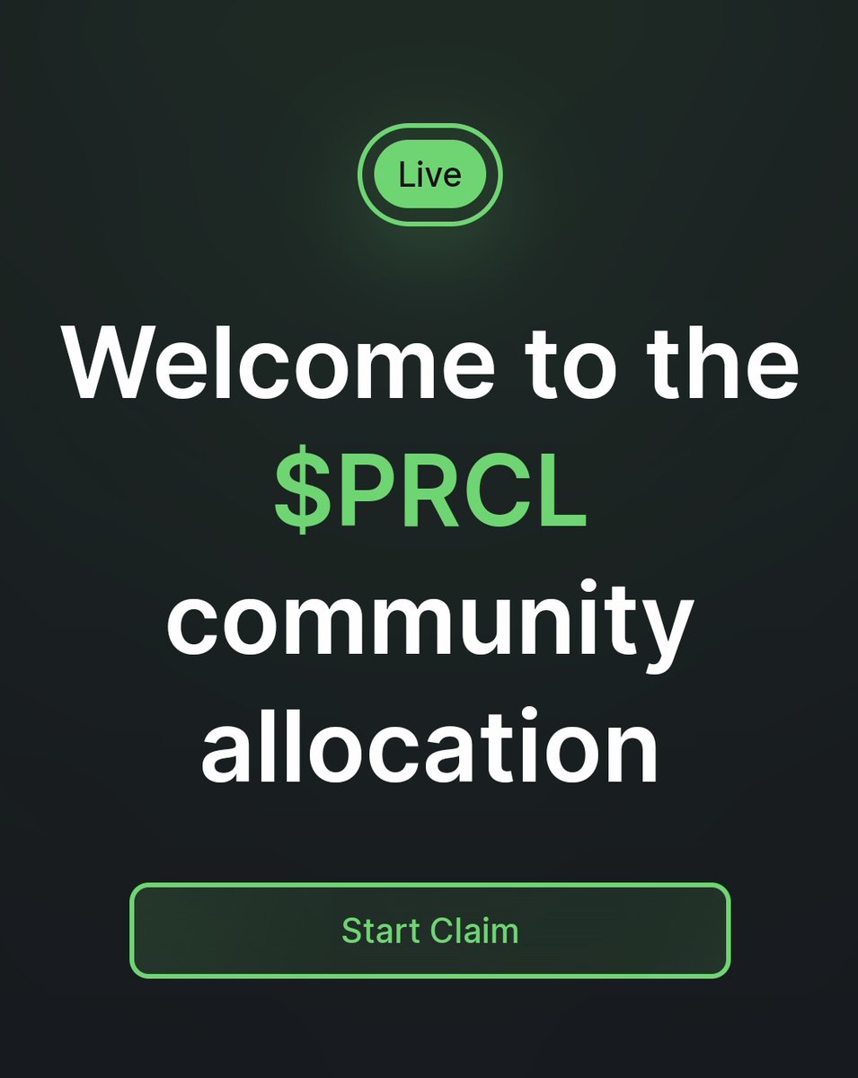0xiMalik's tweet photo. $PRCL Claim Airdrop🪂

Claim Here : https://t.co/9UFDmlb3Xb

SC : 4LLbsb5ReP3yEtYzmXewyGjcir5uXtKFURtaEUVC2AHs

Market : Bybit, Bitget, OKX https://t.co/lnWjTOVXdr