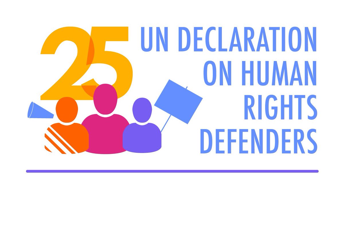 This year marks the 25th anniversary of the United Nations Declaration on Human Rights Defenders, a significant milestone in the global effort to protect those who stand up for human rights. #Right2DefendRights #25YearsHDRs #inSolidarityandHope