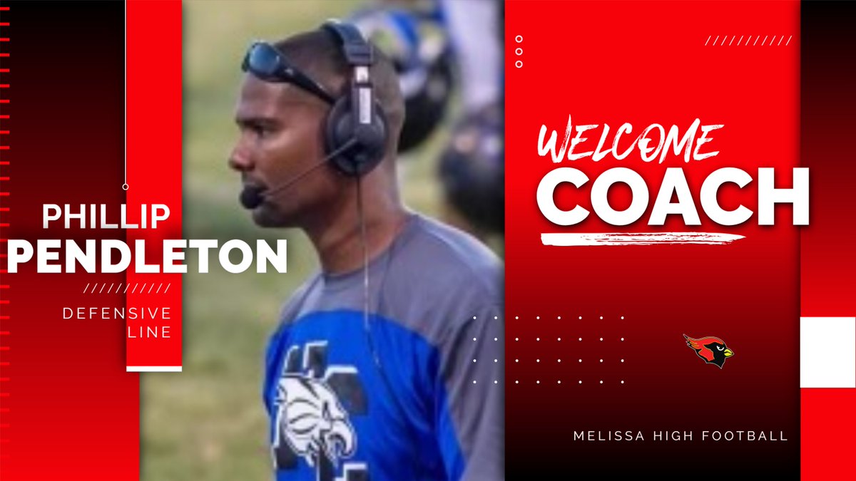 Welcome to Coach Pendleton!! @FootballMelissa