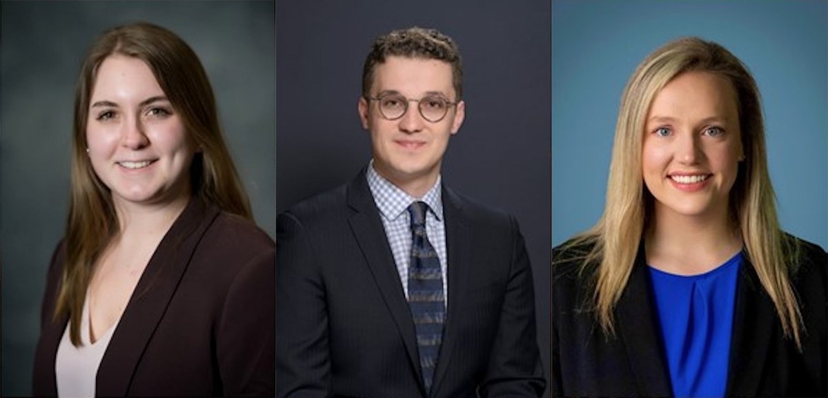 Meet our new Orthopaedic Surgery residents. They are: Tiffany Flagtwet (University of North Dakota School of Medicine and Health Sciences), Jacob Gasienica (Carle Illinois College of Medicine), and Hanna Sorensen (The Ohio State University College of Medicine) #Match2024