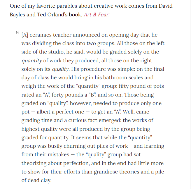 ardalis's tweet photo. I've shared this story many times in my classes: https://t.co/miUoANE8uD