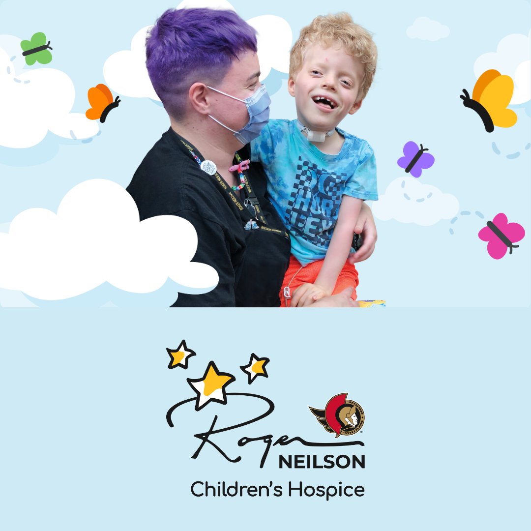 Introducing you to 2 extraordinary souls: our employee Jaimie & our guest Carter, both shining ambassadors of #RNCH! Our new colour themes reflect our commitment to excellence and symbolize the diverse spectrum of services we offer. For more info visit rogerneilsonchildrenshospice.ca/our-care/